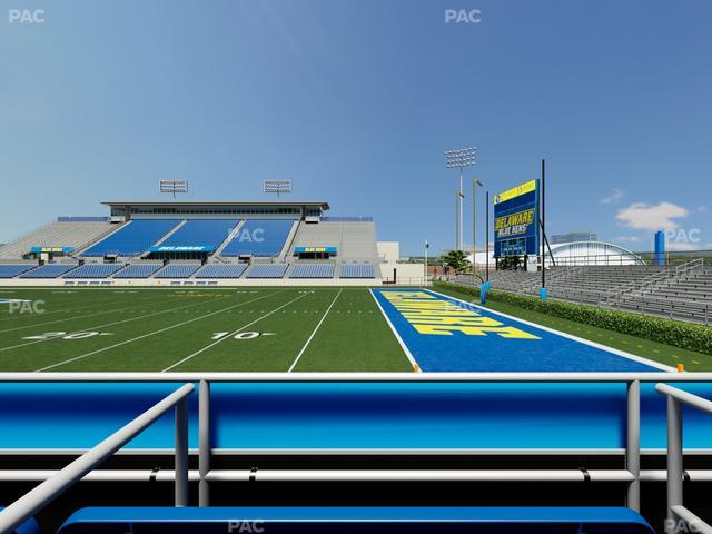 Delaware Stadium - Section East Box 53 Seat View