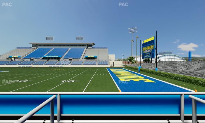 Delaware Stadium - Section East Box 53 Seat View