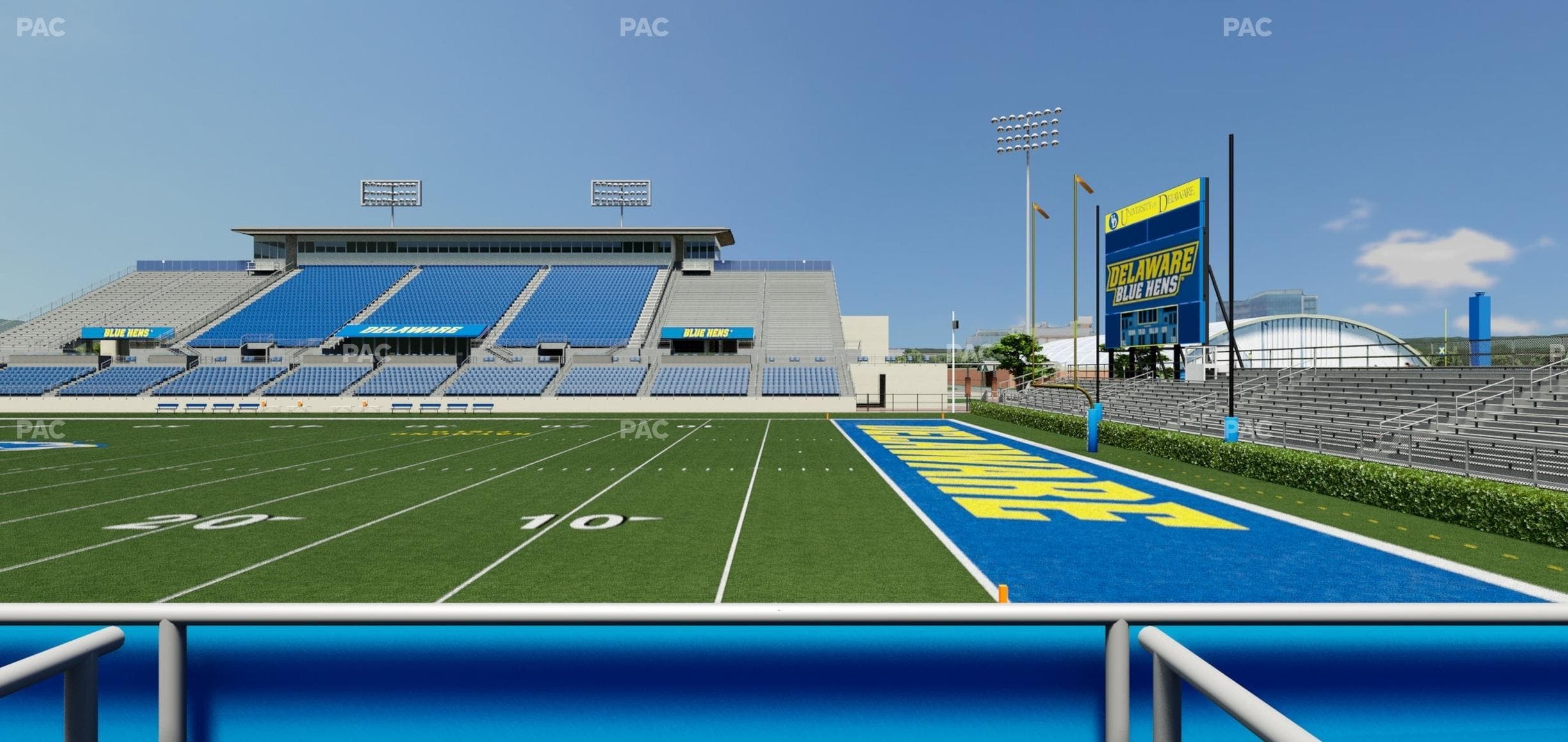 Delaware Stadium - Section East Box 54 Seat View