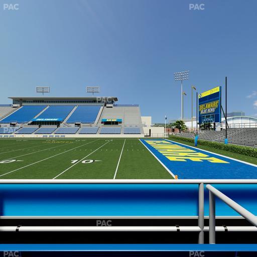 Delaware Stadium - Section East Box 54 Seat View