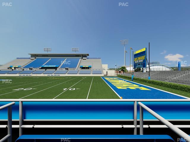 Delaware Stadium - Section East Box 54 Seat View