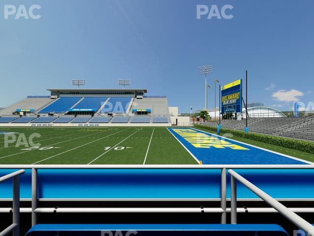 Delaware Stadium - Section East Box 54 Seat View