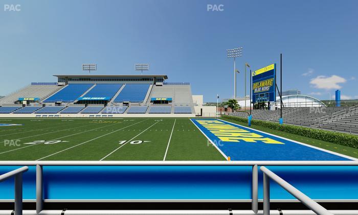 Delaware Stadium - Section East Box 54 Seat View