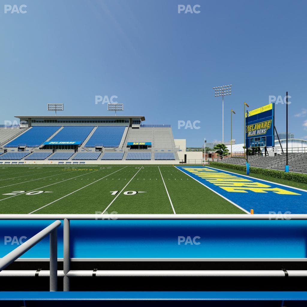 Delaware Stadium - Section East Box 55 Seat View