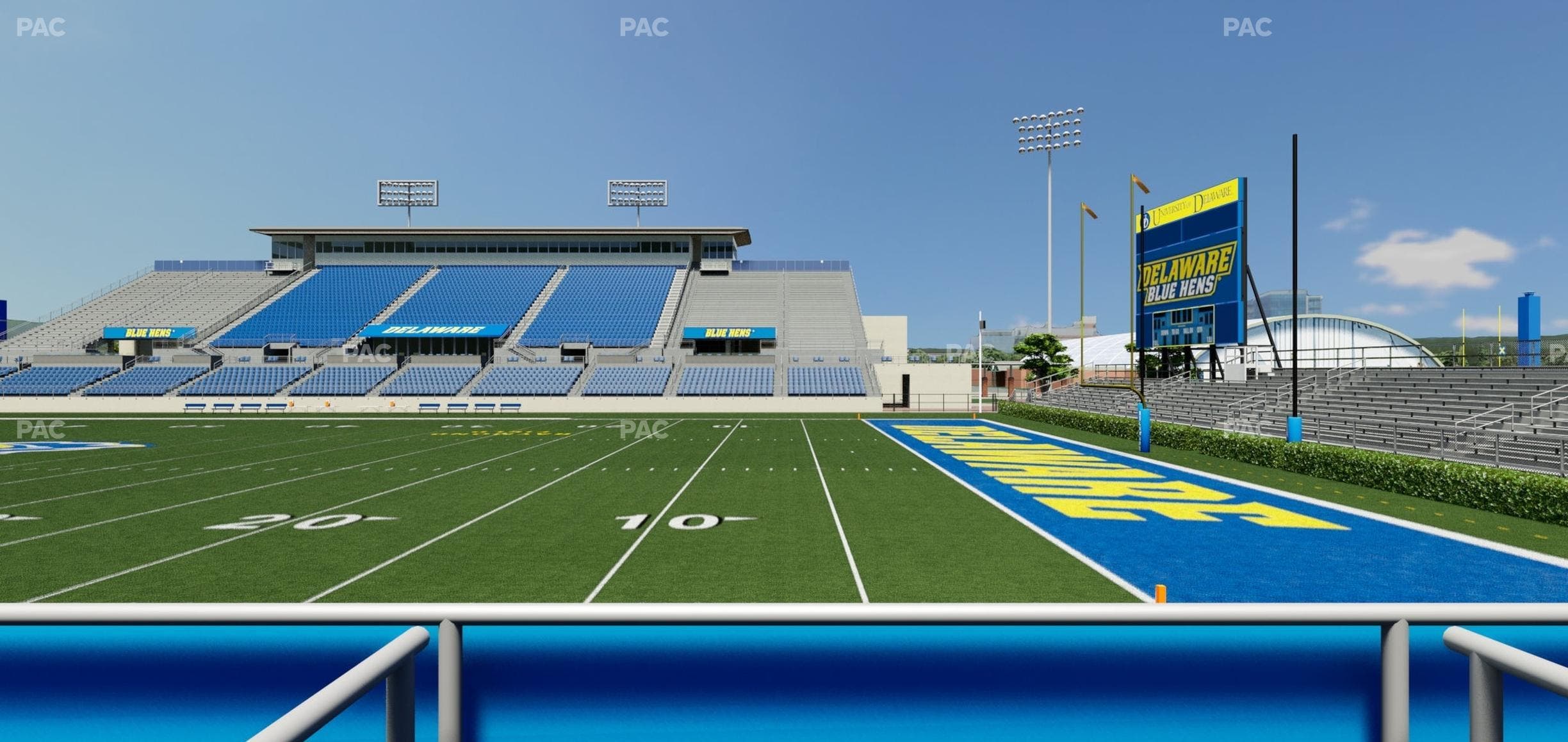 Delaware Stadium - Section East Box 55 Seat View