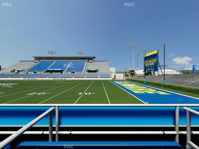 Delaware Stadium - Section East Box 55 Seat View
