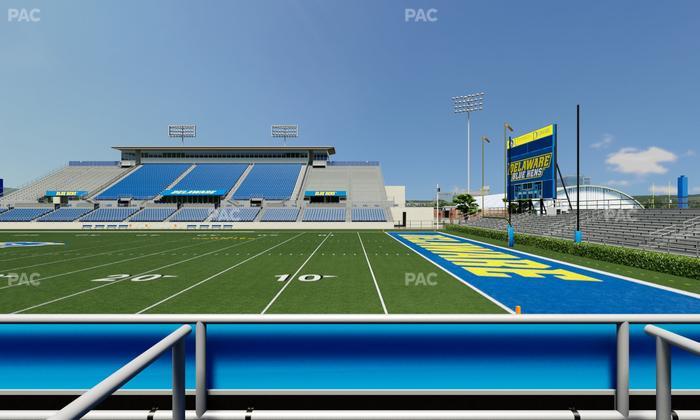 Delaware Stadium - Section East Box 55 Seat View