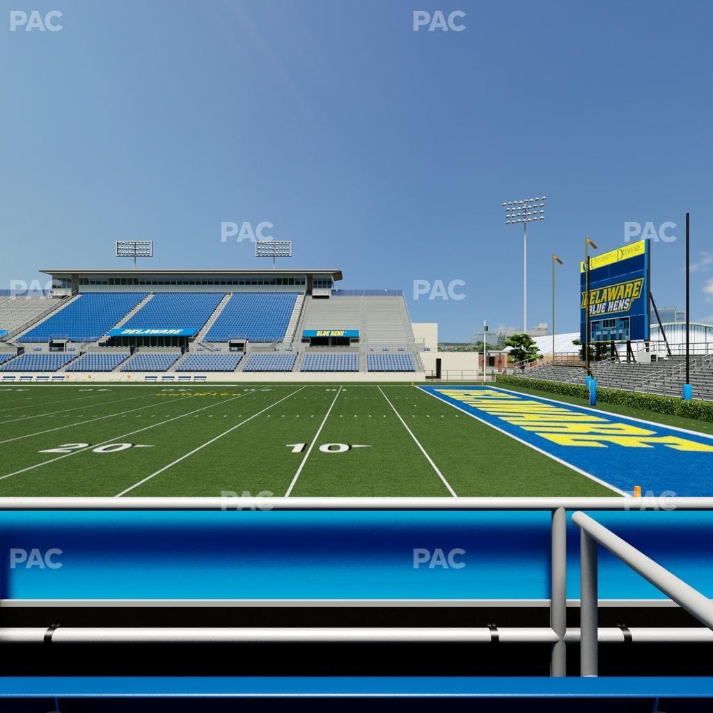 Delaware Stadium - Section East Box 56 Seat View