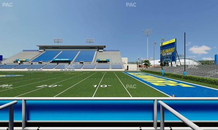Delaware Stadium - Section East Box 56 Seat View