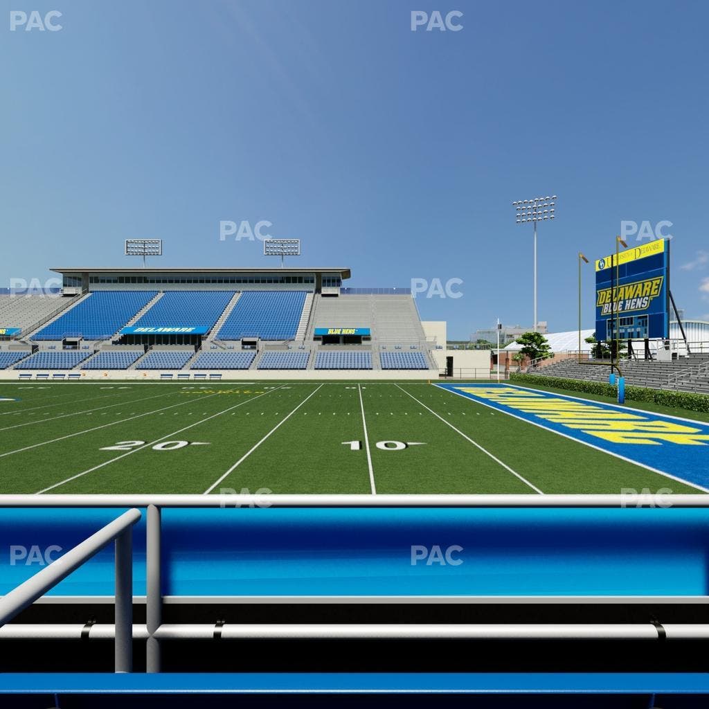 Delaware Stadium - Section East Box 57 Seat View