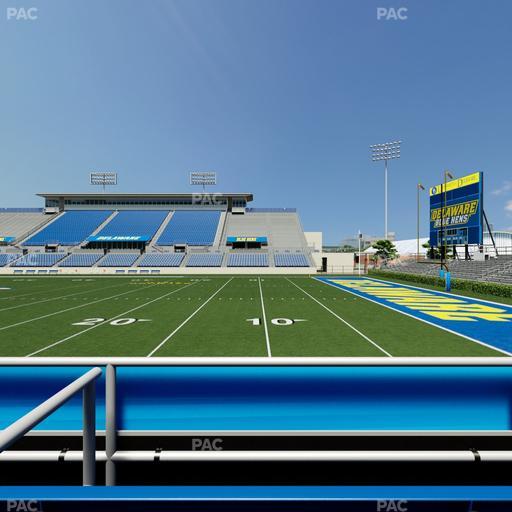 Delaware Stadium - Section East Box 57 Seat View