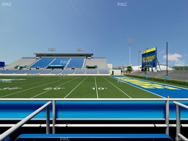 Delaware Stadium - Section East Box 57 Seat View