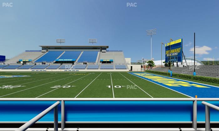 Delaware Stadium - Section East Box 57 Seat View