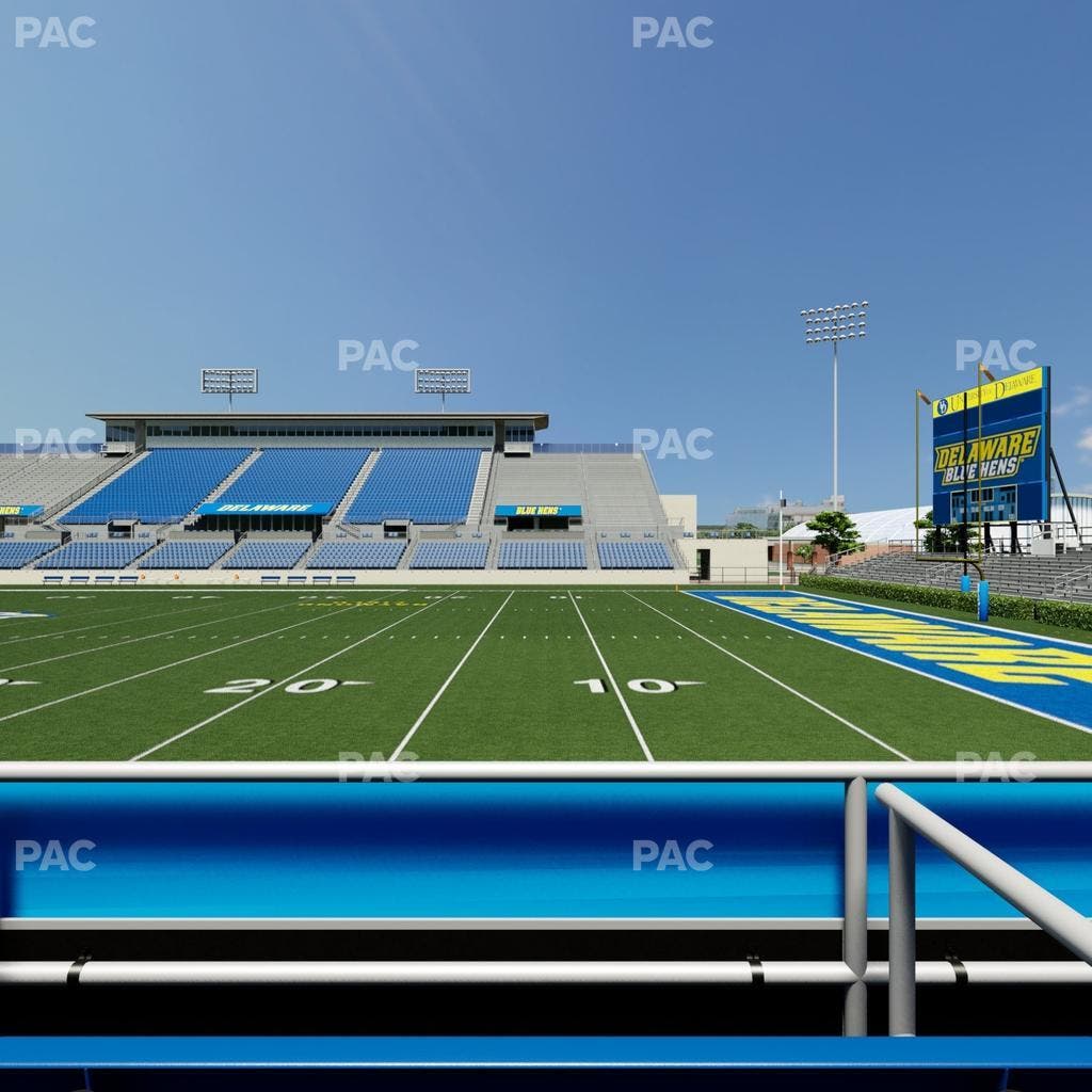 Delaware Stadium - Section East Box 58 Seat View