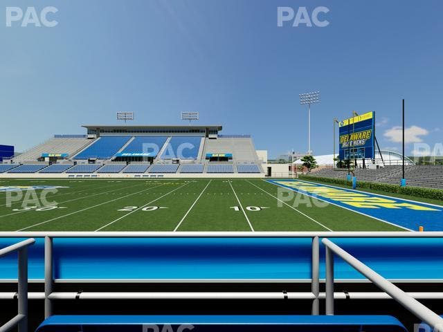 Delaware Stadium - Section East Box 58 Seat View