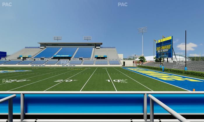 Delaware Stadium - Section East Box 58 Seat View