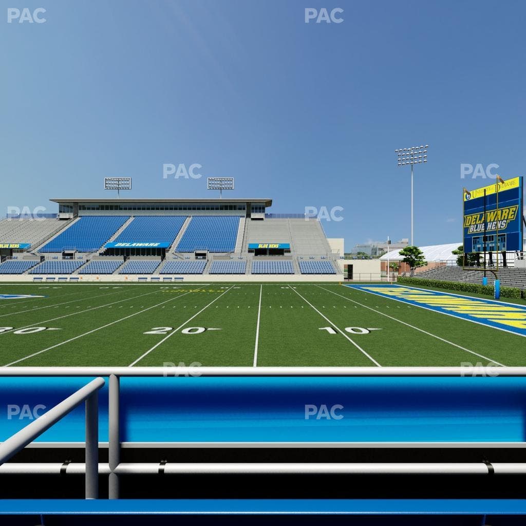 Delaware Stadium - Section East Box 59 Seat View