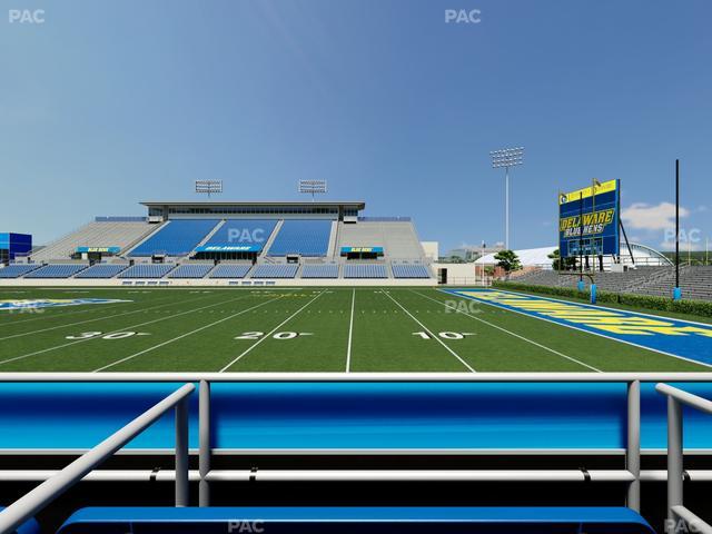 Delaware Stadium - Section East Box 59 Seat View