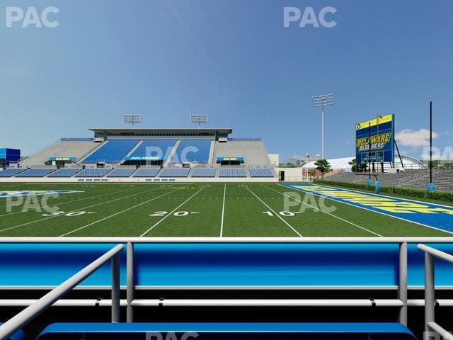 Delaware Stadium - Section East Box 59 Seat View