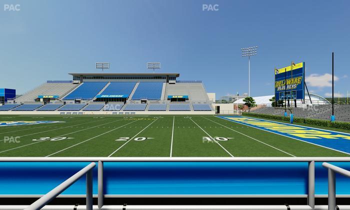 Delaware Stadium - Section East Box 59 Seat View