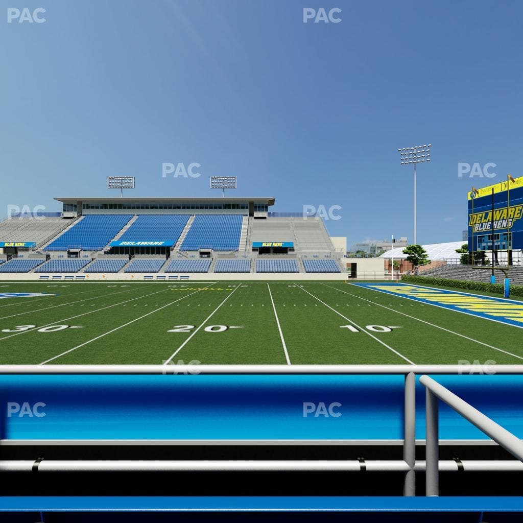 Delaware Stadium - Section East Box 60 Seat View