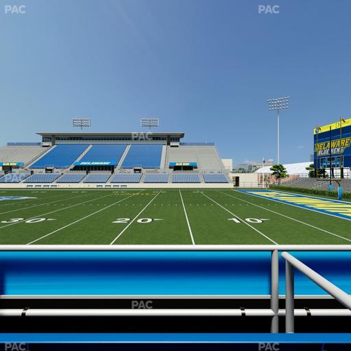 Delaware Stadium - Section East Box 60 Seat View