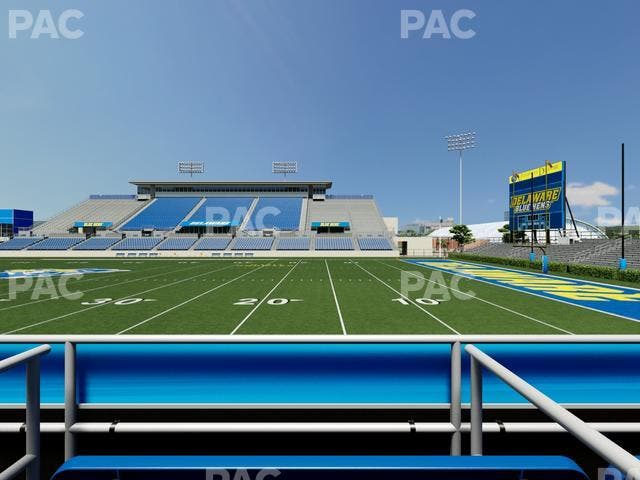 Delaware Stadium - Section East Box 60 Seat View