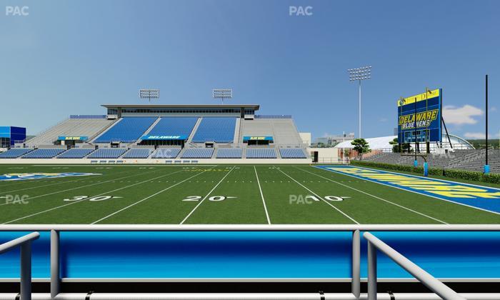 Delaware Stadium - Section East Box 60 Seat View