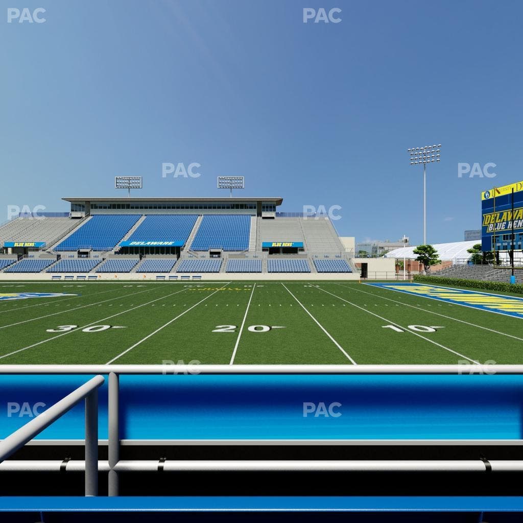 Delaware Stadium - Section East Box 61 Seat View