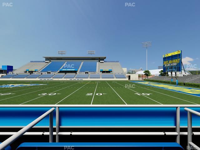 Delaware Stadium - Section East Box 61 Seat View
