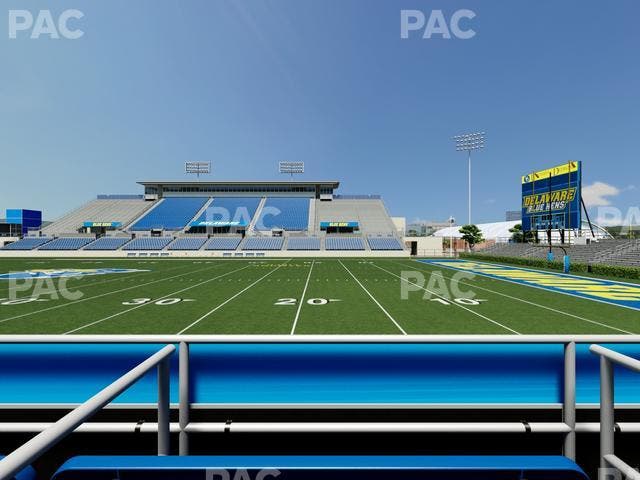 Delaware Stadium - Section East Box 61 Seat View