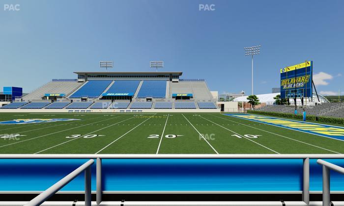 Delaware Stadium - Section East Box 61 Seat View
