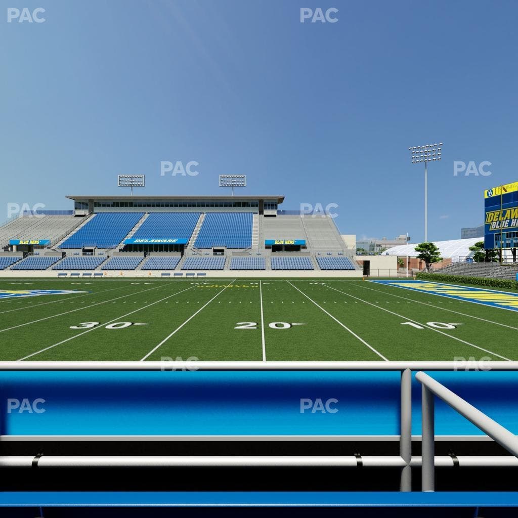 Delaware Stadium - Section East Box 62 Seat View