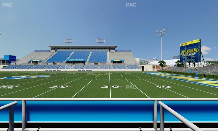 Delaware Stadium - Section East Box 62 Seat View