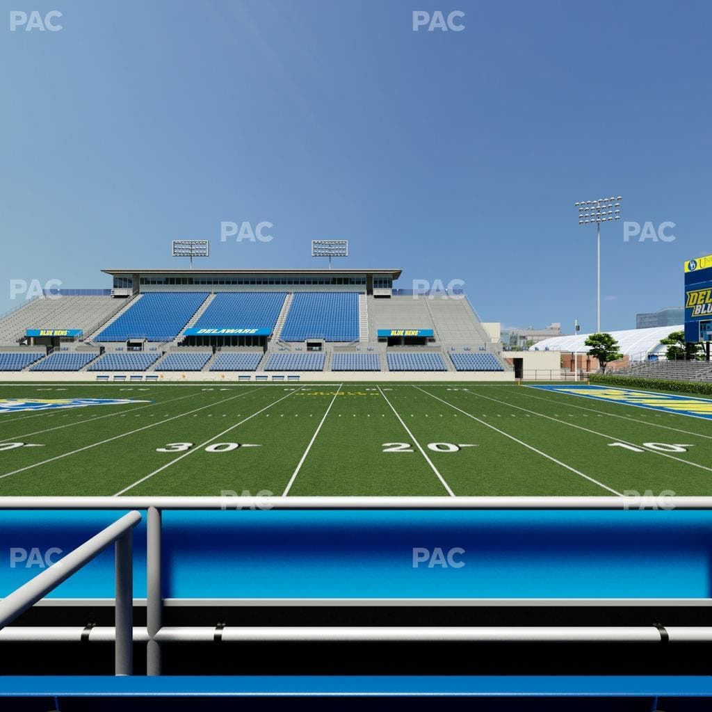 Delaware Stadium - Section East Box 63 Seat View