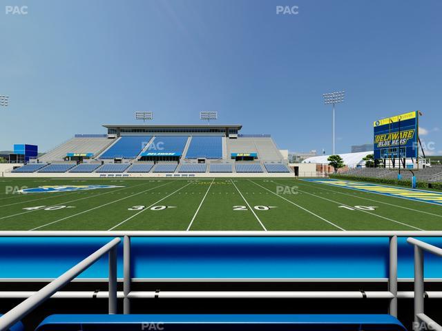 Delaware Stadium - Section East Box 63 Seat View
