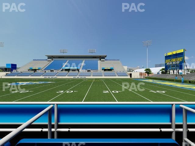 Delaware Stadium - Section East Box 63 Seat View