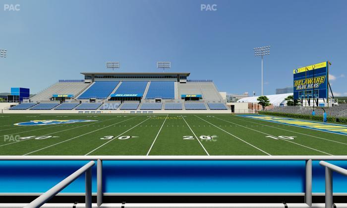 Delaware Stadium - Section East Box 63 Seat View