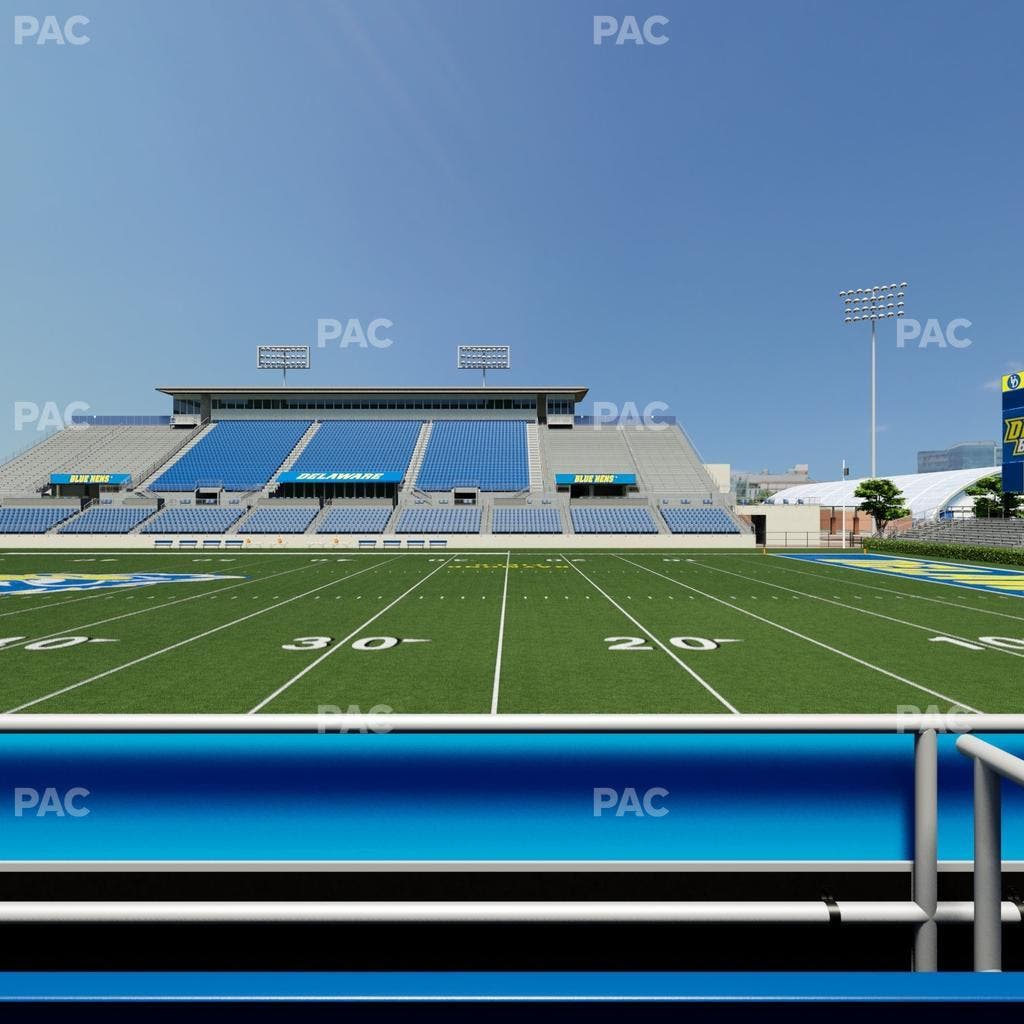 Delaware Stadium - Section East Box 64 Seat View