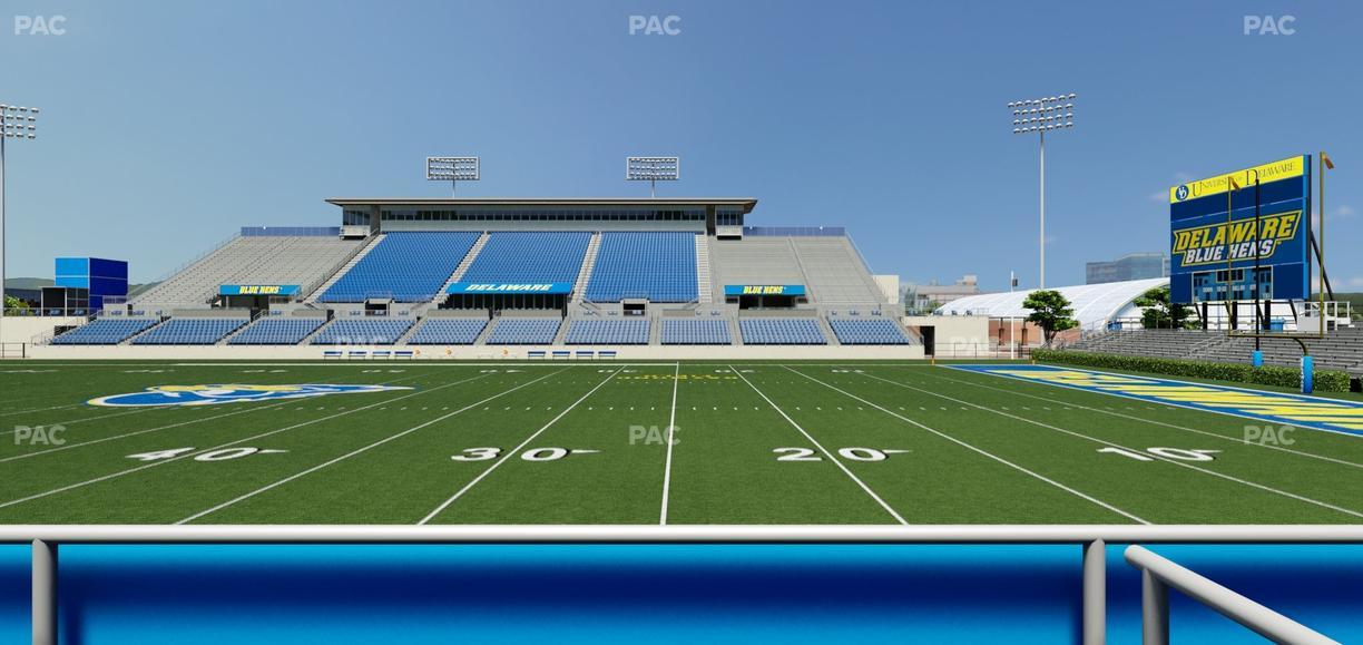 Delaware Stadium - Section East Box 64 Seat View