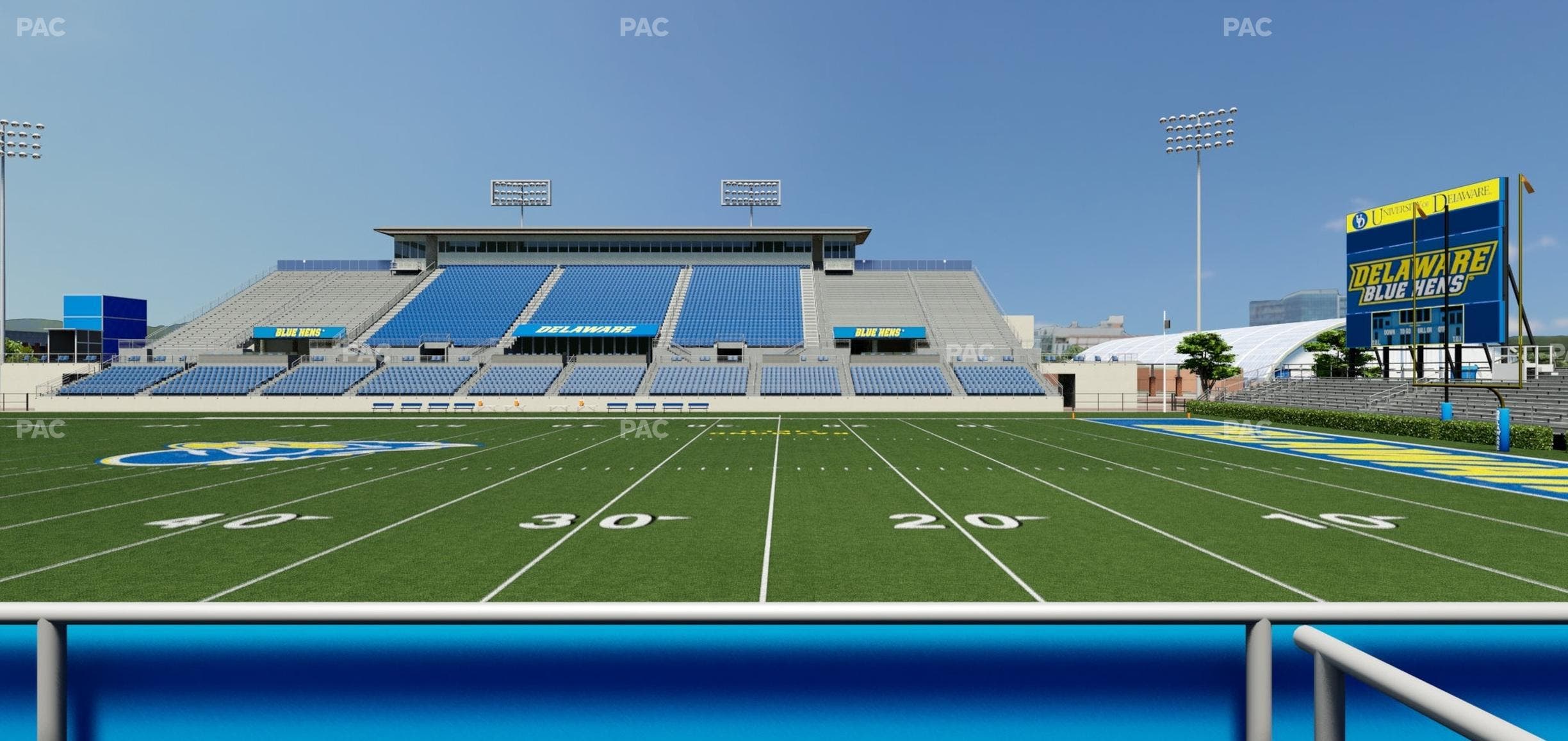 Delaware Stadium - Section East Box 64 Seat View