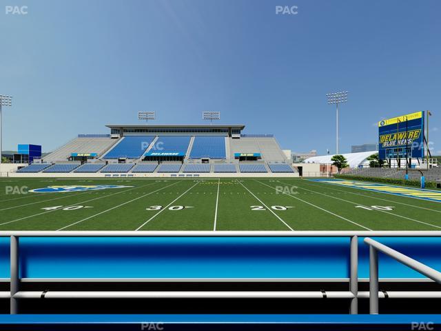 Delaware Stadium - Section East Box 64 Seat View