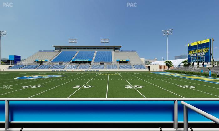 Delaware Stadium - Section East Box 64 Seat View