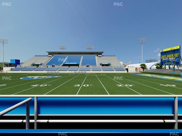Delaware Stadium - Section East Box 65 Seat View