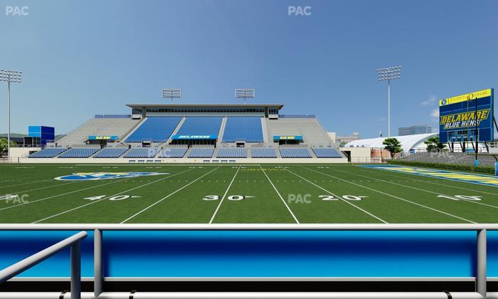 Delaware Stadium - Section East Box 65 Seat View