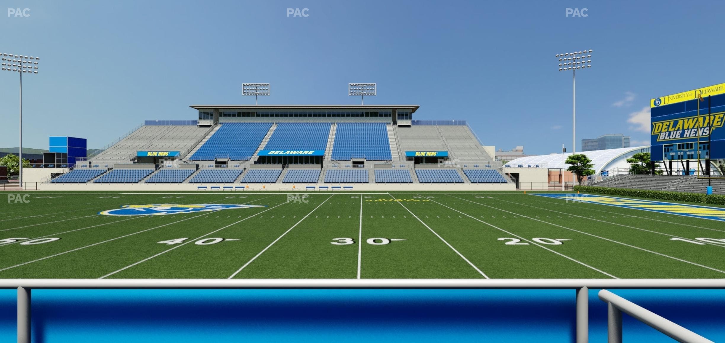 Delaware Stadium - Section East Box 66 Seat View