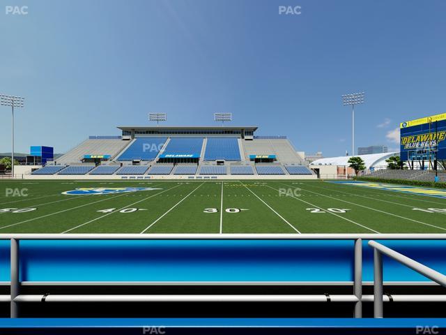 Delaware Stadium - Section East Box 66 Seat View