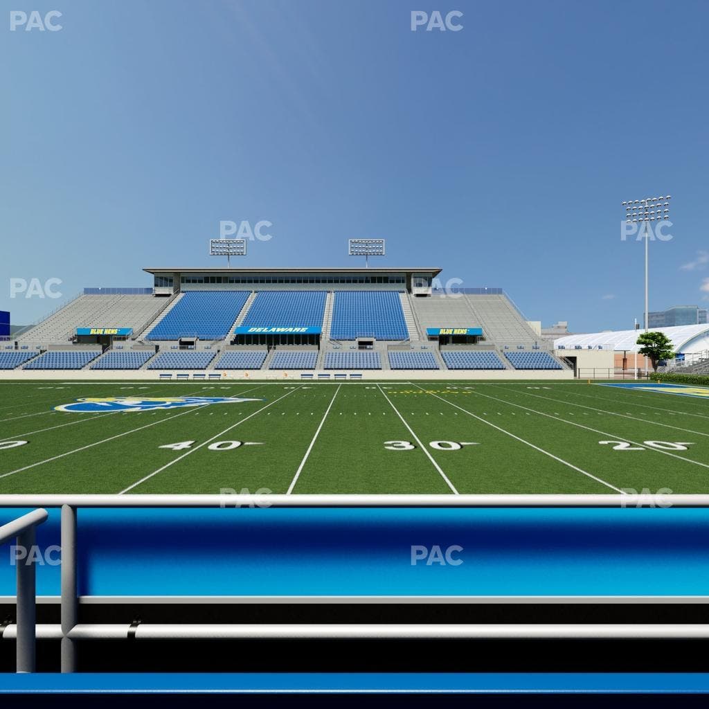 Delaware Stadium - Section East Box 67 Seat View