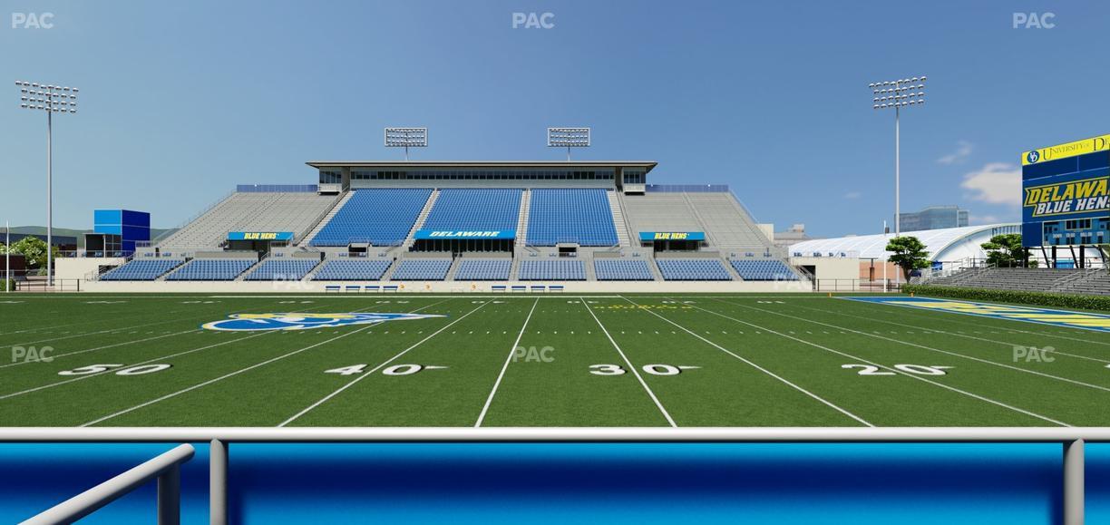Delaware Stadium - Section East Box 67 Seat View