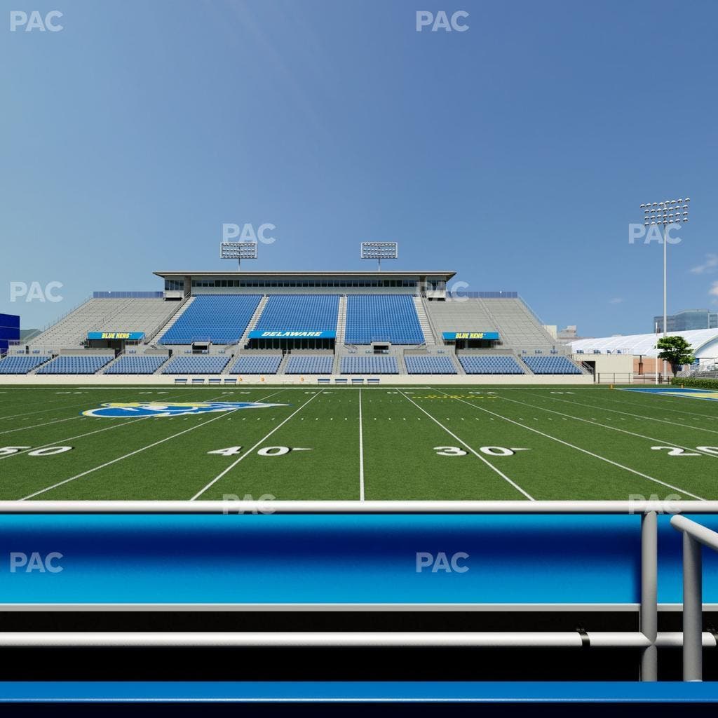 Delaware Stadium - Section East Box 68 Seat View